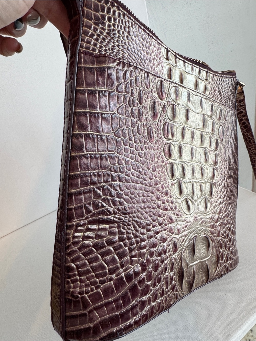 Brahmin Katie Crossbody Port Ombré Harmonia - Picture 8 of 15